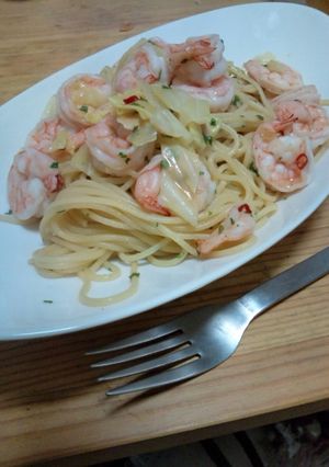 大人パスタ☆エビのぺペロンチーノ-レシピのメイン写真