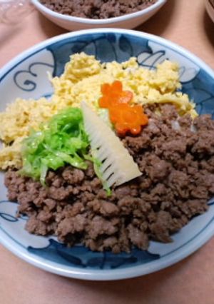 お手軽！そぼろご飯-レシピのメイン写真
