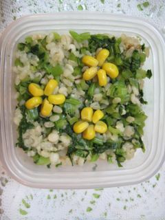 お弁当* コーンのお花(まぜご飯)-レシピのメイン写真