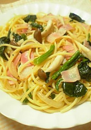 簡単･楽々☆ほうれん草とベーコンのパスタ-レシピのメイン写真