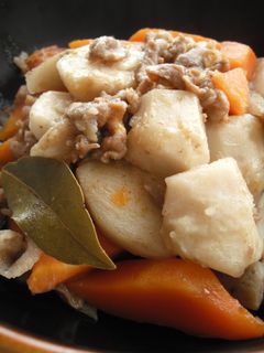 里芋と豚小間の炒り煮-レシピのメイン写真