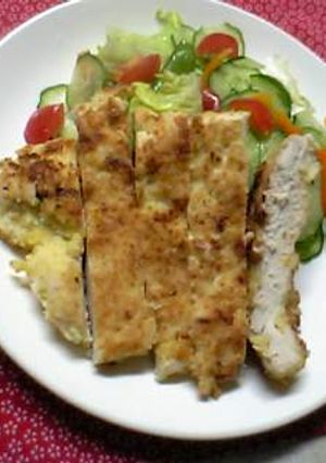 鶏胸肉でチーズ焼き-レシピのメイン写真