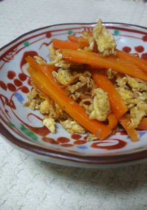 人参の「食べるラー油」炒め-レシピのメイン写真