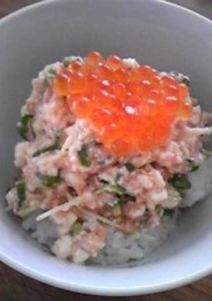 明太くずし豆腐丼-レシピのメイン写真