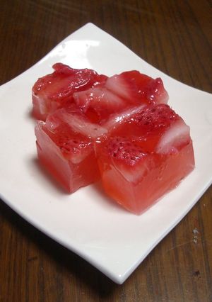 安いいちごで☆寒天☆-レシピのメイン写真