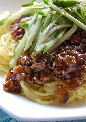 ピリ辛のジャージャー麺-レシピのメイン写真