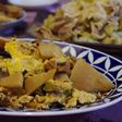 タケノコとあなごの卵とじ