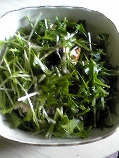 ヘルシー☆簡単☆焼き鯖と水菜のサラダ☆-レシピのメイン写真