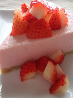 いちごのレアチーズケーキ♪-レシピのメイン写真