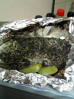 鰆の黒マヨホイル焼き-レシピのメイン写真