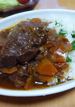 圧力鍋で☆すね肉でとろとろビーフシチュー-レシピのメイン写真