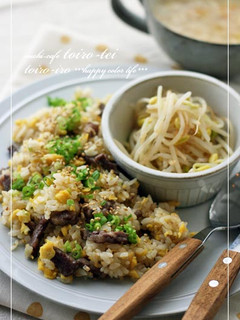 香味野菜がポイント♪焼き肉チャーハン!-レシピのメイン写真