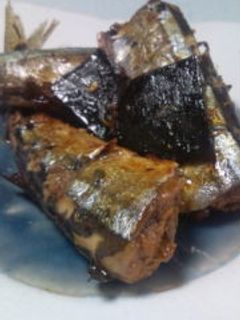 さんまの煮魚プラス昆布の佃煮 -レシピのメイン写真