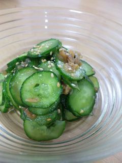 胡瓜の梅あえ-レシピのメイン写真