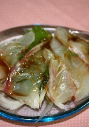 鯛の和風カルパッチョ-レシピのメイン写真