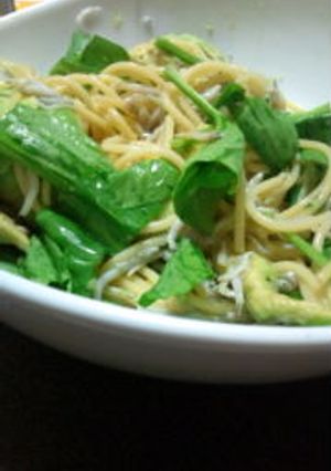 ★アボガド&ホウレン草&しらすのパスタ★-レシピのメイン写真