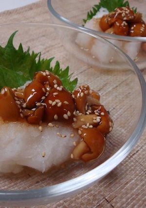 あっさりヘルシー♪蕪のおろしなめこ-レシピのメイン写真