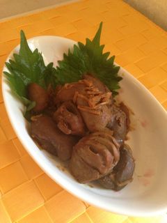 カレー風味の砂肝とレバー煮-レシピのメイン写真