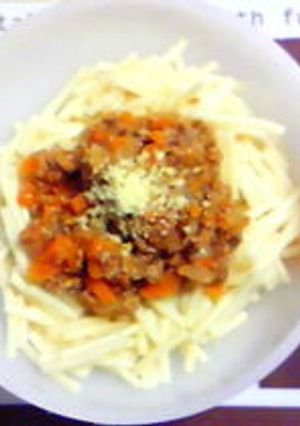 離乳食後期＊水無しミートソーススパゲティ-レシピのメイン写真