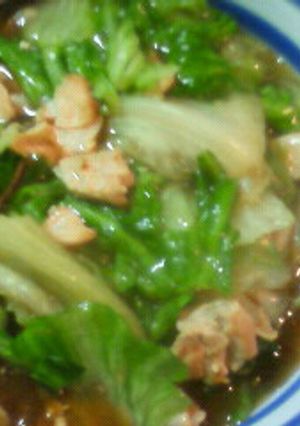 レタスと豚肉のあんかけ-レシピのメイン写真