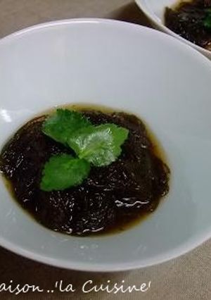 さっぱり梅味もずく-レシピのメイン写真