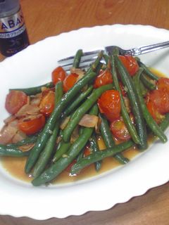 インゲンのトマト炒め-レシピのメイン写真