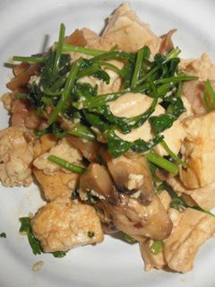 豆腐と鶏肉のオイスターソース炒め-レシピのメイン写真