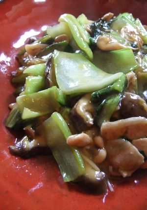 青梗菜と豚肉の中華炒め-レシピのメイン写真