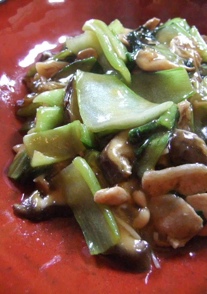 青梗菜と豚肉の中華炒め-レシピのメイン写真
