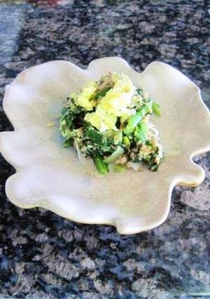 油菜とシーチキン、ナムル味炒め-レシピのメイン写真