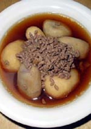 里芋とひき肉の煮物-レシピのメイン写真