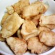 高野豆腐でナンチャッテ鶏唐揚げ
