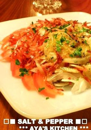 ***新玉ねぎ★トマトサラダ***-レシピのメイン写真