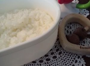 レンジで離乳食のおかゆ〜５倍粥〜後期-レシピのメイン写真