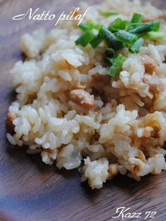 炊き込み納豆ピラフ-レシピのメイン写真