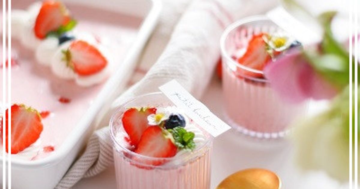 ティラミス風♡♡苺のムース by ko～ko 【クックパッド】 簡単おいしい