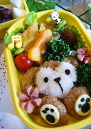 キャラ弁　ダッフィー弁当-レシピのメイン写真