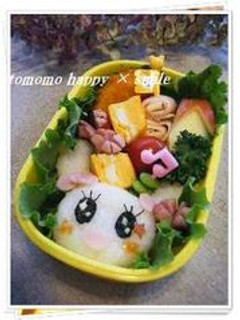 キャラ弁 ラブリンちゃん弁当-レシピのメイン写真