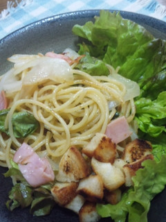 サラダ風?☆新玉ねぎの春パスタ-レシピのメイン写真