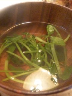 せりのお吸い物-レシピのメイン写真
