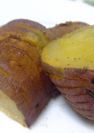 料理の付合せに！サツマイモオーブン焼き-レシピのメイン写真