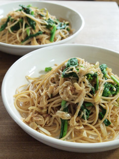 菜の花と切り干し大根のパスタ-レシピのメイン写真