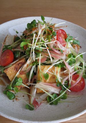 厚揚げの薬味サラダ-レシピのメイン写真