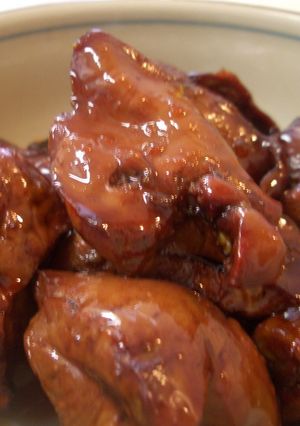 焼き肝の照り煮-レシピのメイン写真