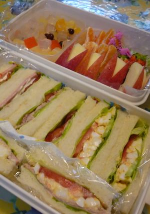 ピクニックにはこれ！サンドイッチ弁当♪-レシピのメイン写真