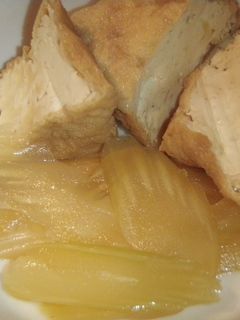 セロリと厚揚げの煮物-レシピのメイン写真