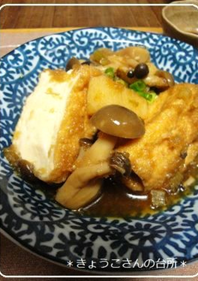 お手軽♪厚揚げで揚げ出し豆腐風-レシピのメイン写真