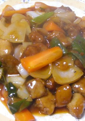 春野菜で☆簡単配合☆我が家の酢豚-レシピのメイン写真