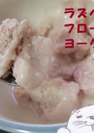 *ラズベリーフローズンヨーグルト*-レシピのメイン写真