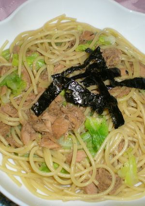 春キャベツとツナの簡単和風パスタ-レシピのメイン写真